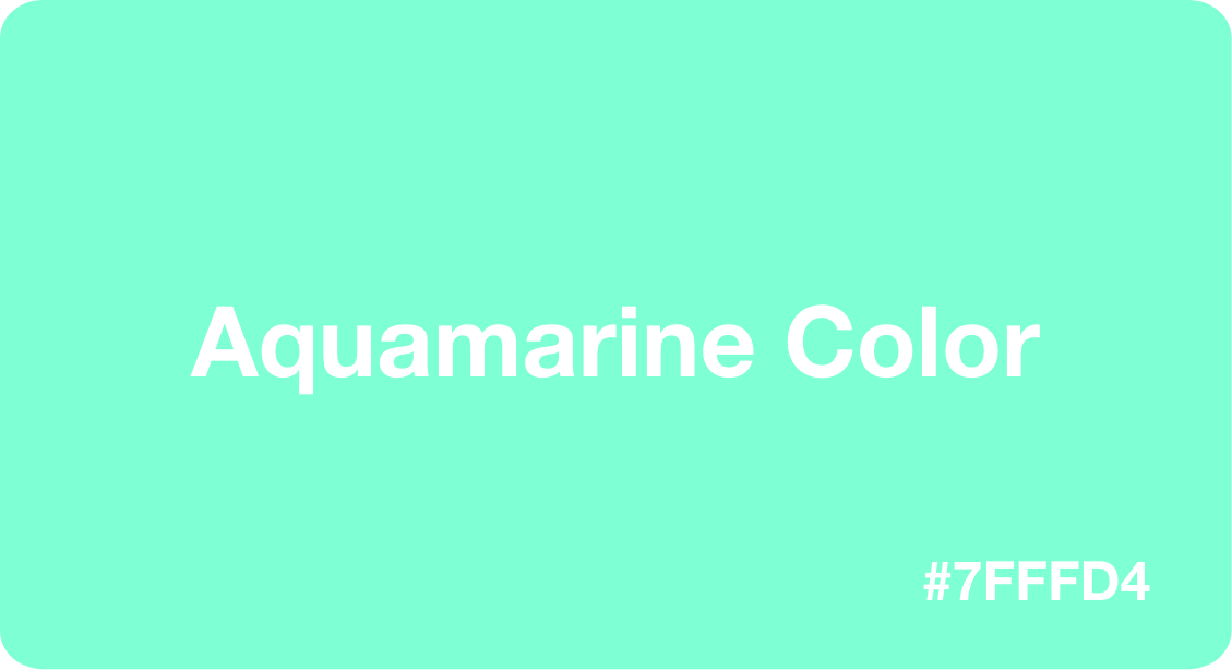 Aquamarine Color Best Practices, Color Codes, Palettes & More!